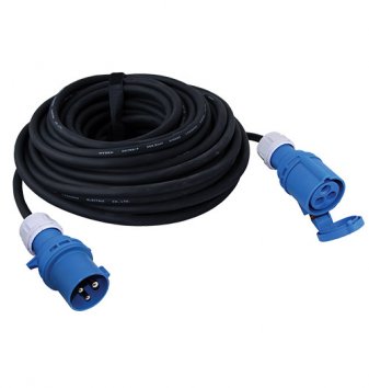 Anslutningskabel CEE hane -> CEE hona, 25m