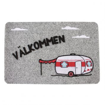 Dörrmatta med husvagnsmotiv husvagnsmatta entrématta dörrmatta nålfiltsmatta välkommenmatta 7394033102927