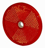 Reflex röd, Ø 60 mm