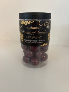 dreamofsweden blåbär blueberry choklad godis lakrits