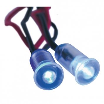 Dot diodlampa 13mm blå