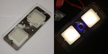 Vägglampa med touch