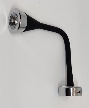Läslampa Flexibe Svart med USB 2,1 A