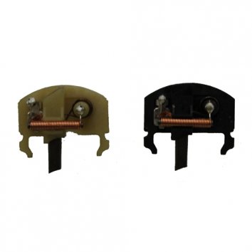 Kolborst, vit/svart till