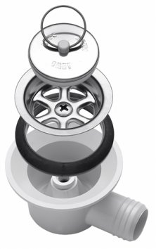 Avloppsbeslag 4015704290707 Dometic SMEV husvagnsdelar husbilsdelar husvagnsdiskho tvättfat