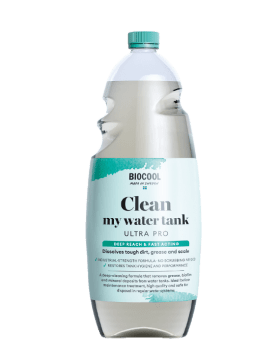 Biocool Cleanmywatertank UltraPro tankrengöring vattentankrengöring rengöringsmedel rengöring husvagn husbil vattentank vattenta