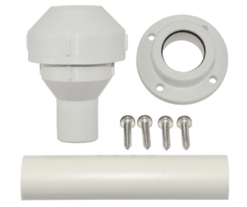 Roof outlet compl white