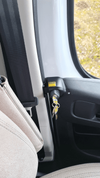 Dörrlås Heosafe Fiat S8 21/08> Par. M.3st Nycklar