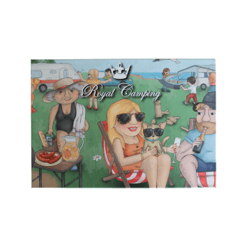 pussel, campingmotiv, royal camping, 500 bitar