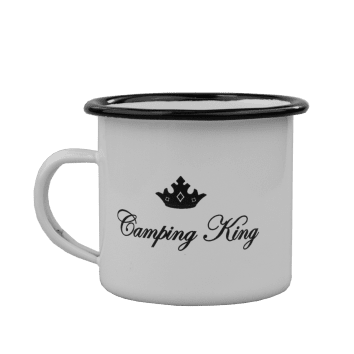 Emaljerad Mugg Camping King