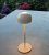 Bordslampa, shine, taupe, lampa, uppladdningsbar lampa