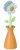 Diskborste Florganic Orange. 2-delar