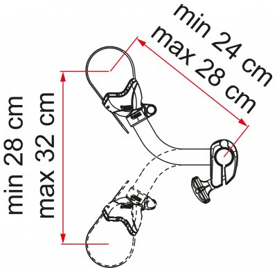 Bike Block Pro S 2 240-280 Mm Svart