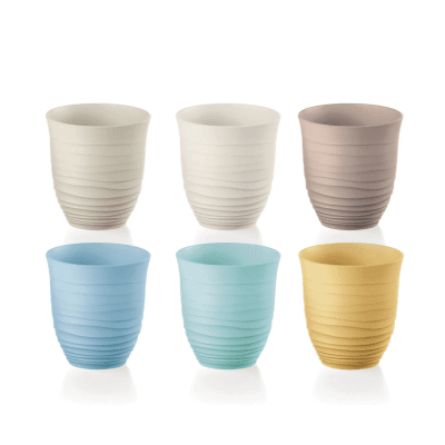 Guzzini Tierra muggar Small 6-pack guzzinitierra kaffemugg kaffekopp temugg tekopp mugg kopp campingmugg campingservis campingti