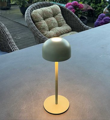Bordslampa, shine, oliv, lampa, uppladdningsbar lampa