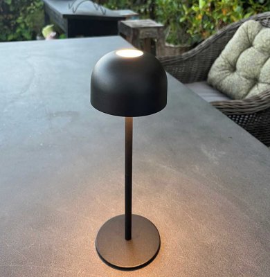 Bordslampa, shine, svart, lampa, uppladdningsbar lampa