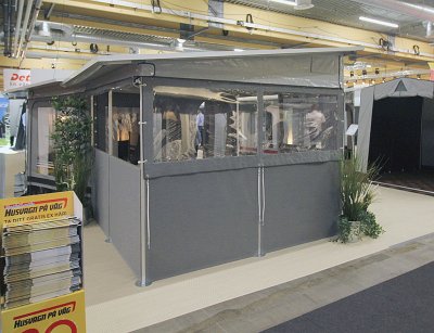 Fönstersektion till Standby veranda vindskyddsmodul