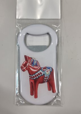 Kapsylöppnare, öppnare, magnet, kylskåpsmagnet, dalahäst