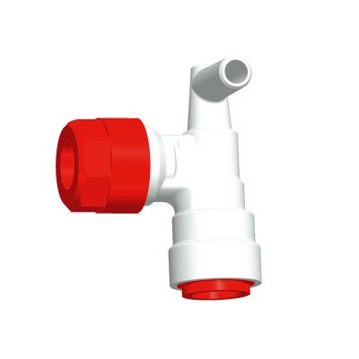 T-anslutning med backventil JG 12mm varmvattenanslutning alde compact3000 compact3010 backventil jg 3000571