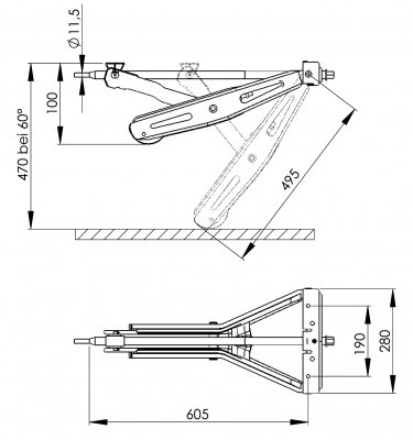 Stödben Stabilform Al-ko