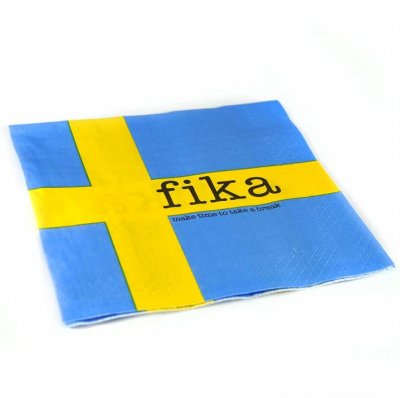 Servetter,Fika, Svensk flagga