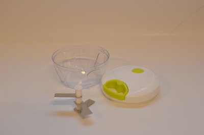 Grönsaksskärare plast grön snöre