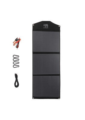 Solpanel 100w Hopfällbar 136x51x0,4 Cm