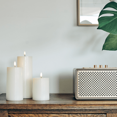 Blockljus LED 7,8x15,2 cm ledljus uyuni stämningsbelysning inredning husvagnsinredning husbilsinredning batteriljus uyuniljus 57