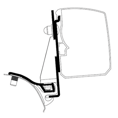 Adapter 3200 Vw T5/t6 L1h1. Reimo Multi Rail