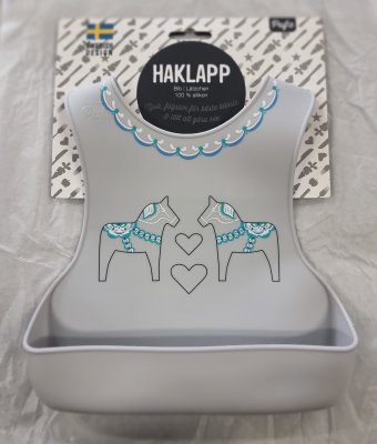 haklapp, dalahäst, silikon, pufz