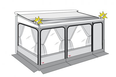 Caravanstore Zip XL OBS Endast tält!
