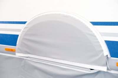 hjulhusskydd enkel med skena