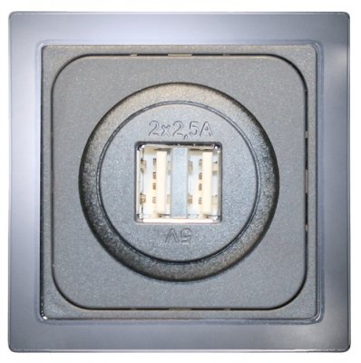 Vägguttag usb dubbel