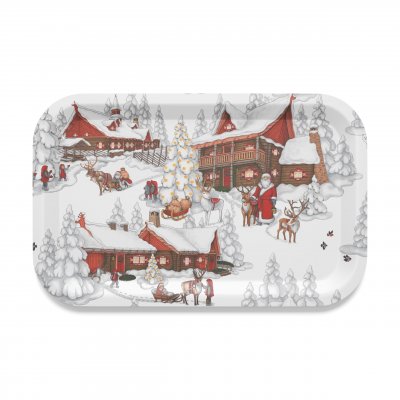 bricka, serveringsbricka, kaffebricka, julmotiv, arvidssons