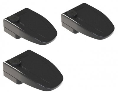 Fiamma SafeDoor Svart. 3-pack