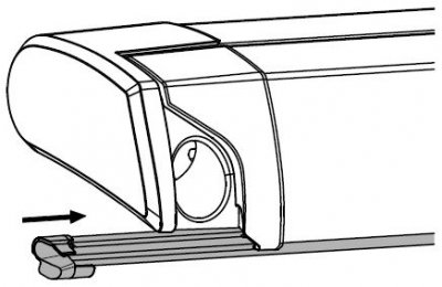 Thule Monteringsskena Till 6200/6300/9200 Anrazit