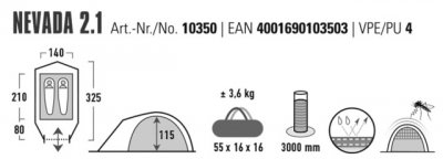 tält tent campingtält tvåmannatält HighPeak