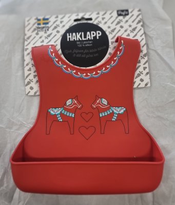 haklapp, dalahäst, silikon, pufz