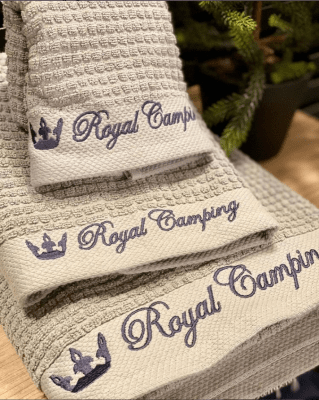 Royal Camping Handduk Ljusgrå