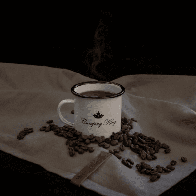 Emaljerad Mugg Camping King