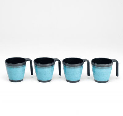 granite aqua mugg