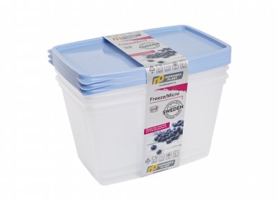 Matförvaring 1,2 liter 3-pack