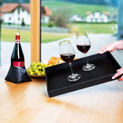 4260439972279 Bricka magnetbricka läderbricka Silwy Silwybricka serveringsbricka servering