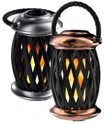 Lyxig flammande lykta